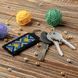 Faux Leather Cross-Stitch Kit &ndash; &ldquo;Keychain&rdquo; FLHL-060 Black FLHL-060 photo 1