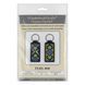 Faux Leather Cross-Stitch Kit &ndash; &ldquo;Keychain&rdquo; FLHL-060 Black FLHL-060 photo 6