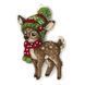 Plastic Cross-Stitch Kit &ndash; "Christmas Ornament &ndash; Christmas Reindeer" FLX-021 FLX-021 photo 3