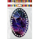 Floss Organizer &ndash; &ldquo;Neon Leaves, Oval&rdquo; FLZ(P)-045 FLZ(P)-045 photo 5