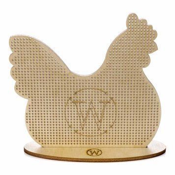 Wooden Embroidery Blank – “Chicken” FLBE(K)-026