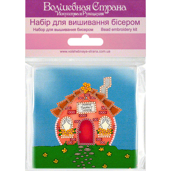 Bead embroidery magnet FLA-012