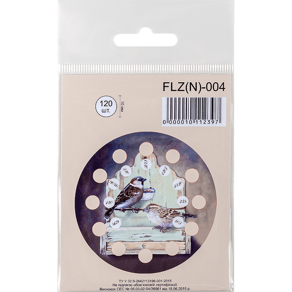 Organizer Stickers &ndash; &ldquo;Round, &Oslash;10 mm, 120 pcs&rdquo; FLZ(N)-004