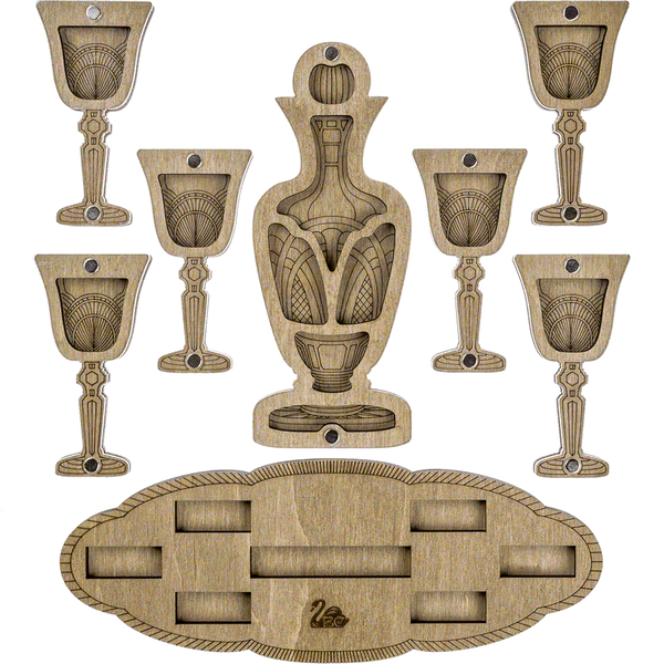 Mini Bead Organizer Set &ndash; &ldquo;Bartender&rdquo; FLZB-113