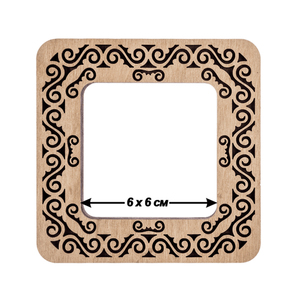 Magnetic Embroidery Frame (6 &times; 6 cm inner size) FLMP-003