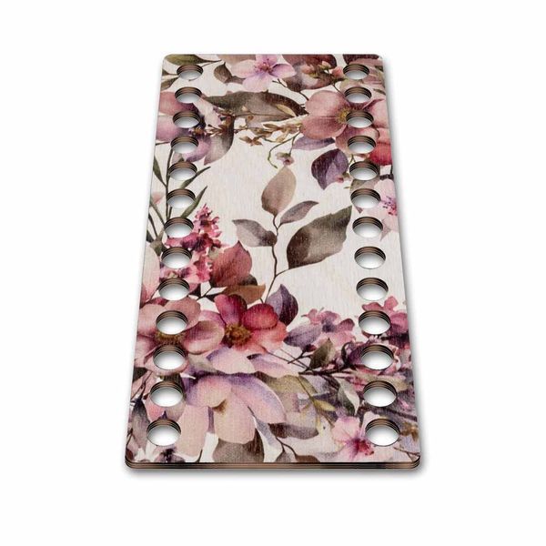 Floss Organizer &ndash; &ldquo;Flowers, Narrow Rectangular&rdquo; FLZ(P)-080