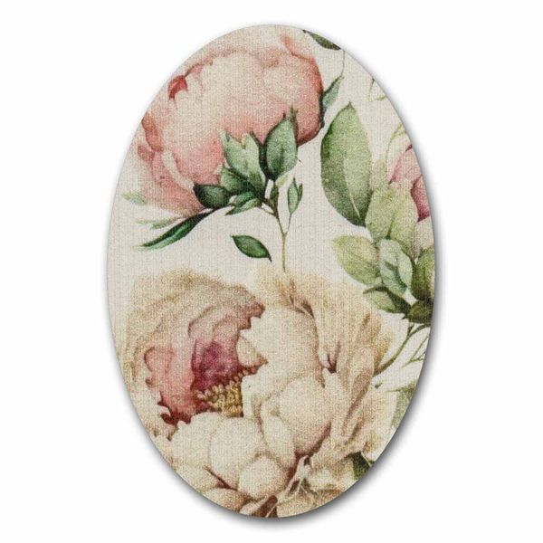 Magnetic Needle Case Oval &ndash; &ldquo;Peonies&rdquo; FLZB(N)-167