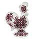 Faux Leather Cross-Stitch Kit &ndash; &ldquo;Rooster with Ornament Pattern&rdquo; FLHL-127 FLHL-127 photo 6