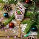 Bead Embroidery Kit (Plastic Base) &ndash; &ldquo;Christmas Ornament &ndash; Festive Bell&rdquo; (Double-Sided) FLPL-067 FLPL-067 photo 1