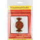 Wooden Bead Embroidery Kit &ndash; &ldquo;Christmas Ornament &ndash; Golden Motifs &ndash; Candy&rdquo; FLK-444 FLK-444 photo 4