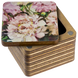 Thread Catcher Square &ndash; &ldquo;Peonies&rdquo; FLZB(N)-073 FLZB(N)-073 photo 2