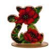 Wooden Bead Embroidery Kit &ndash; &ldquo;Cat&rdquo; FLK-113 FLK-113 photo 4