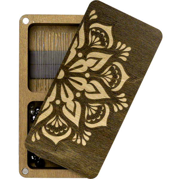 Magnetic Needle Case Large &ndash; &ldquo;Petals&rdquo; FLZB(N)-001