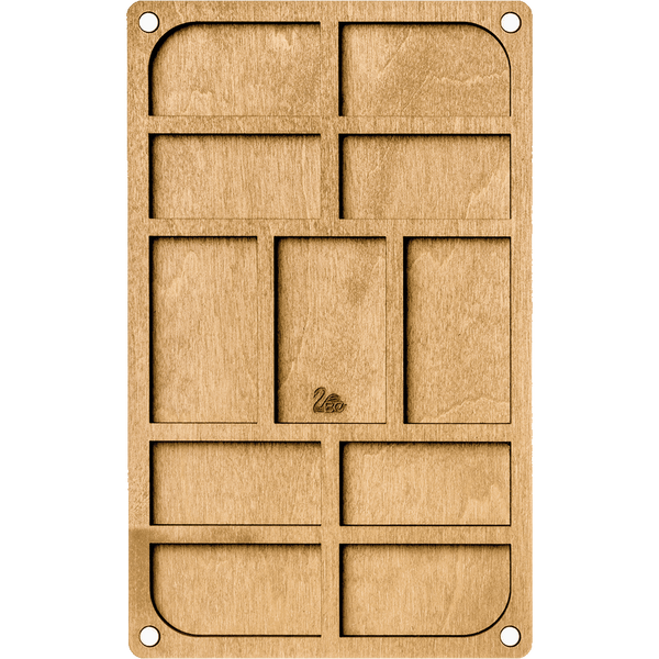 Bead Organizer Box With Wooden Lid FLZB-064