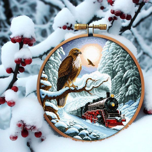 Cross-Stitch Pattern &ndash; "Winter Journey" WLP-005