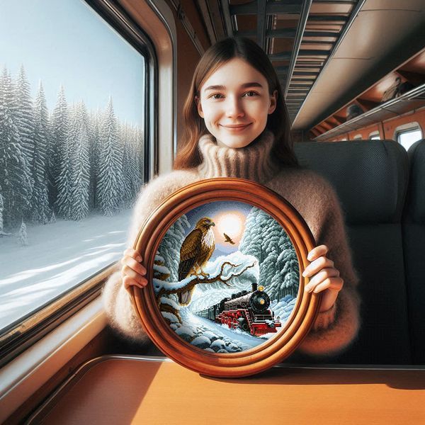 Cross-Stitch Pattern &ndash; "Winter Journey" WLP-005