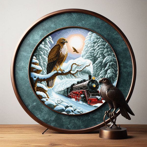 Cross-Stitch Pattern &ndash; "Winter Journey" WLP-005