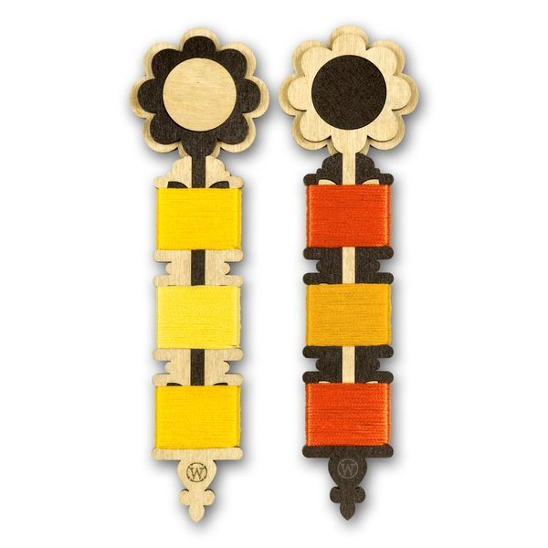 Floss Bobbins &ndash; &ldquo;Delicate Flower&rdquo; FLC-090(S) (2 pcs)