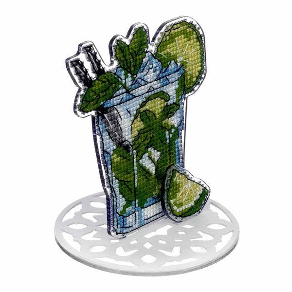 Plastic Cross-Stitch Kit &ndash; "Mojito" FLX-023