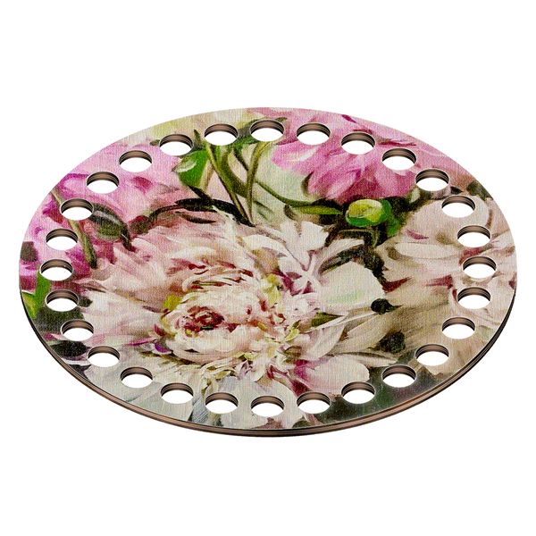 Floss Organizer &ndash; &ldquo;Peonies, Round&rdquo; FLZ(P)-047