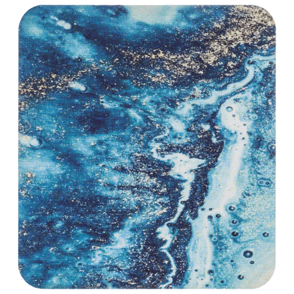 Thread Catcher Square &ndash; &ldquo;Blue & Gold Abstraction&rdquo; FLZB(N)-074