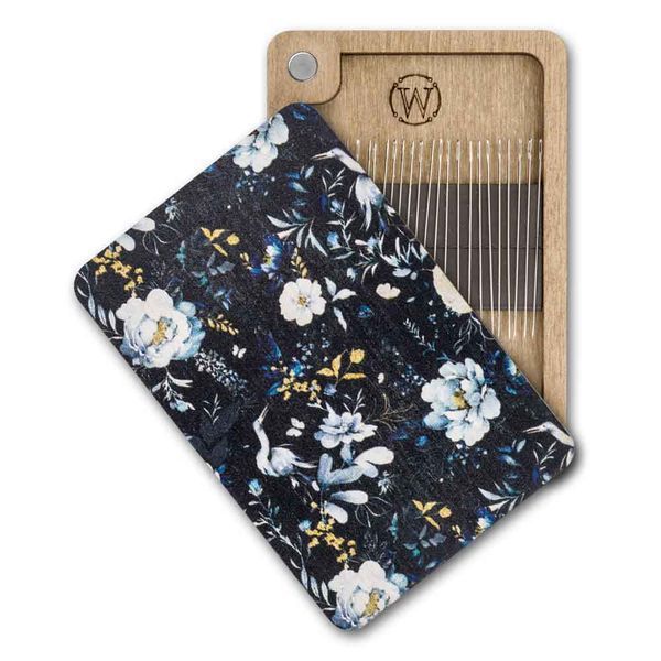 Magnetic Needle Case Rectangular &ndash; &ldquo;Night Flowers&rdquo; FLZB(N)-123