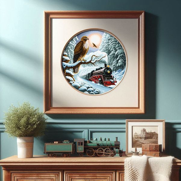 Cross-Stitch Pattern &ndash; "Winter Journey" WLP-005