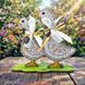Wooden Bead Embroidery Kit &ndash; &ldquo;Happy Little Geese&rdquo; FLK-617 FLK-617 photo 1