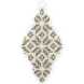 Bead Embroidery Kit (Plastic Base) &ndash; &ldquo;Christmas Ornament &ndash; Icicle&rdquo; FLPL-001 FLPL-001 photo 2