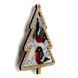 Bead Embroidery Kit (Plastic Base) &ndash; &ldquo;Christmas Ornament &ndash; Christmas Tree With Bullfinches&rdquo; (Double-Sided) FLPL-068 FLPL-068 photo 5