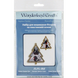Bead Embroidery Kit (Plastic Base) &ndash; &ldquo;Christmas Ornament &ndash; Christmas Tree With Bullfinches&rdquo; (Double-Sided) FLPL-068 FLPL-068 photo 8