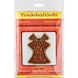 Wooden Bead Embroidery Kit &ndash; &ldquo;Christmas Ornament &ndash; Golden Motifs &ndash; Bell&rdquo; FLK-445 FLK-445 photo 4