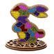 Bead Embroidery Kit on Wood &ndash; &ldquo;Stained Glass Bunny&rdquo; FLK-547 FLK-547 photo 3