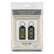 Faux Leather Cross-Stitch Kit &ndash; &ldquo;Keychain&rdquo; FLHL-062 Black FLHL-062 photo 6