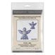 Faux Leather Cross-Stitch Kit &ndash; &ldquo;Angel Christmas Ornament&rdquo; (Double-Sided) FLHL-066 Light Blue FLHL-066 photo 6