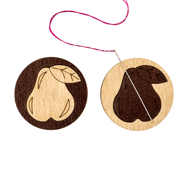 Needle Minder &ndash; &ldquo;Wooden, Double-Sided&rdquo; FLMH-012(W)