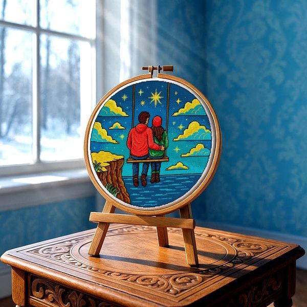 Cross-Stitch Pattern &ndash; "Above the World" WLP-085