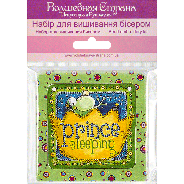 Bead embroidery magnet FLA-164