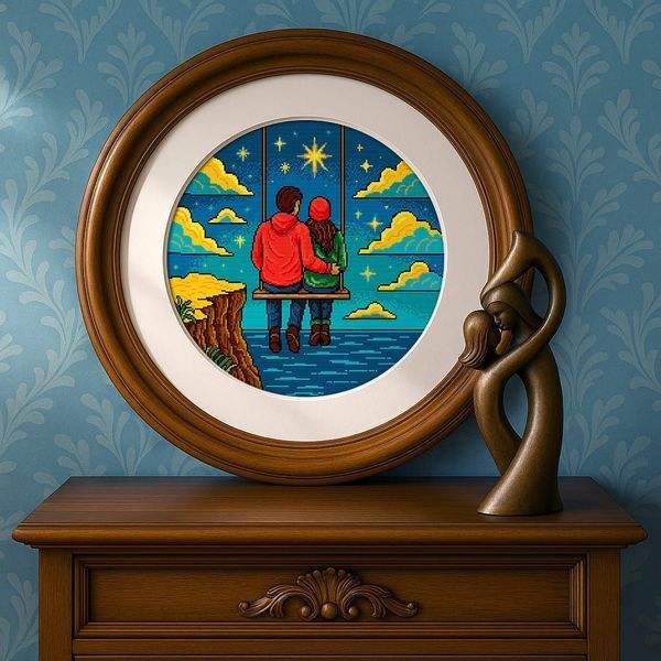 Cross-Stitch Pattern &ndash; "Above the World" WLP-085