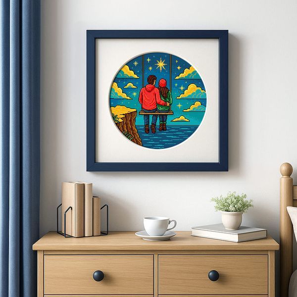 Cross-Stitch Pattern &ndash; "Above the World" WLP-085