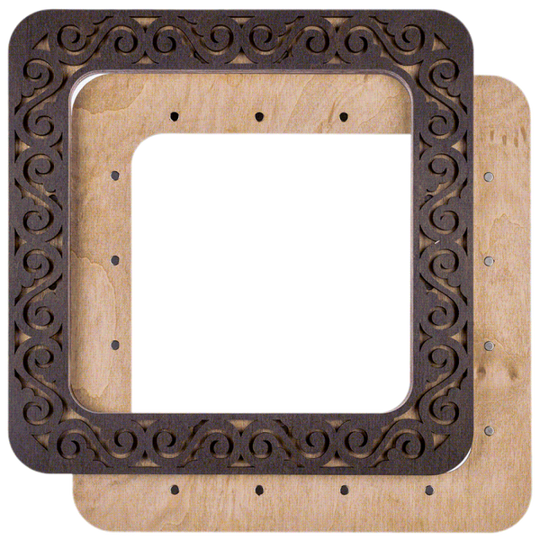 Magnetic Embroidery Frame (14 &times; 14 cm inner size) FLMP-005