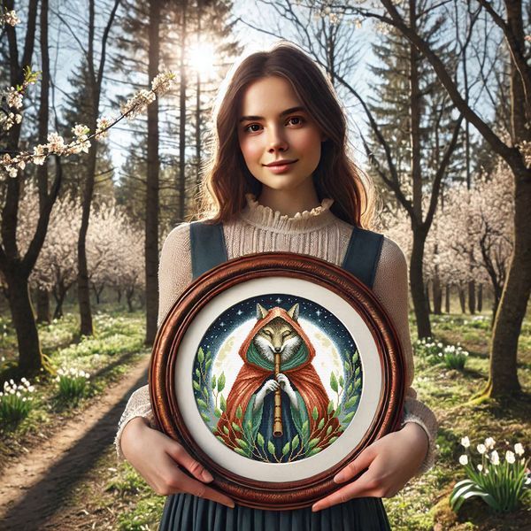 Cross-Stitch Pattern &ndash; "Forest Spirit" WLP-006