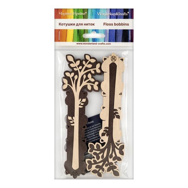 Floss Bobbins &ndash; &ldquo;Tree&rdquo; FLC-091(S) (2 pcs)