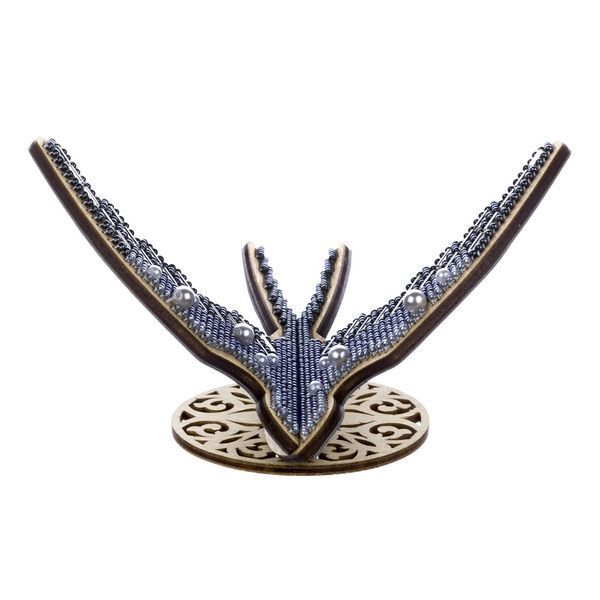 Wooden Bead Embroidery Kit &ndash; &ldquo;Swallow&rdquo; FLK-583