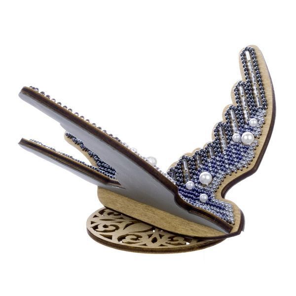 Wooden Bead Embroidery Kit &ndash; &ldquo;Swallow&rdquo; FLK-583