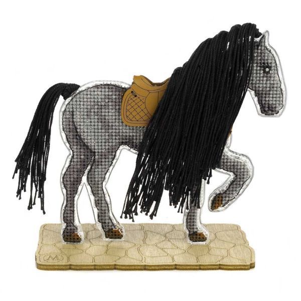 Plastic Cross-Stitch Kit &ndash; &ldquo;Wild Legend&rdquo; (Double-Sided) FLX-133