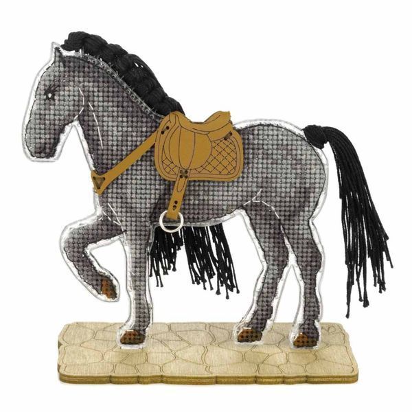 Plastic Cross-Stitch Kit &ndash; &ldquo;Wild Legend&rdquo; (Double-Sided) FLX-133
