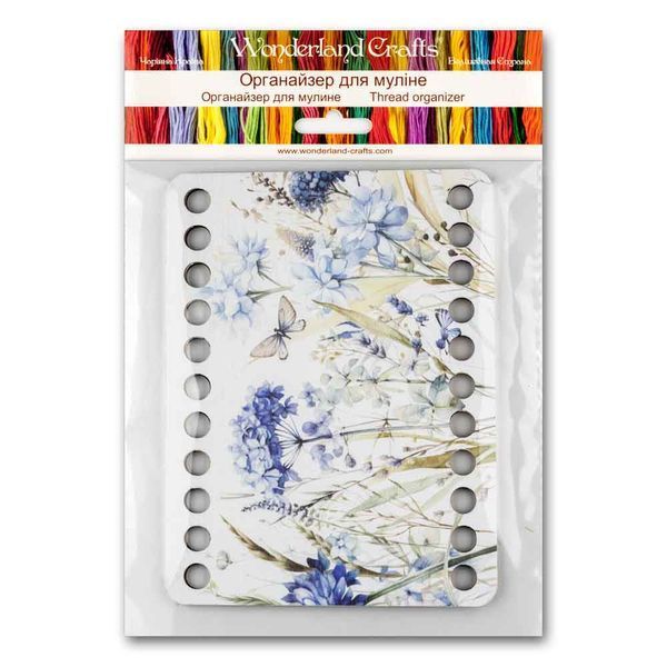 Floss Organizer &ndash; &ldquo;Butterfly Garden, Rectangular&rdquo; FLZ(P)-082