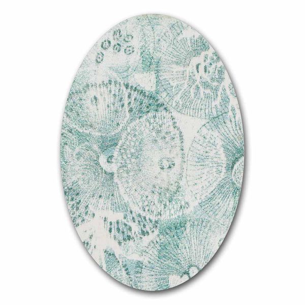 Magnetic Needle Case Oval &ndash; &ldquo;Sea Ornaments&rdquo; FLZB(N)-169