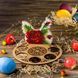 Wooden Bead Embroidery Kit &ndash; &ldquo;Easter Egg Stand &ndash; Hen&rdquo; FLK-164 FLK-164 photo 1